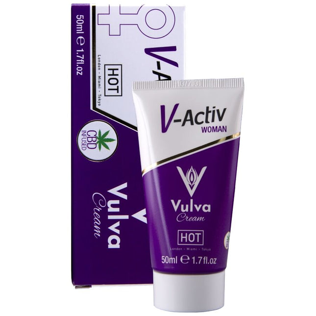 CHAUD - GANT DE CRÈME VULVAIRE CBD 50ML by HOT