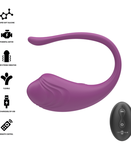INTENSE - OLIVIA ŒUF VIBRANT PURPLE AVEC TÉLÉCOMMANDE by INTENSE REMOTE CONTROL