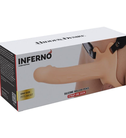 HIDDEN DESIRE - INFERNO MANCHON PÉNIS AVEC STRAP-ON 20 CM by HIDDEN DESIRE