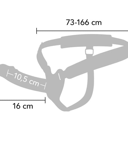 HIDDEN DESIRE - INFERNO MANCHON PÉNIS AVEC SANGLE 16 CM by HIDDEN DESIRE