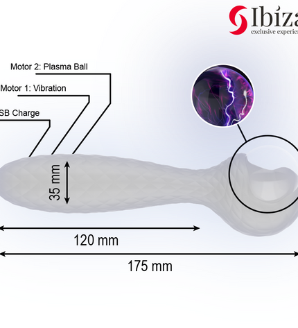 IBIZA - VIBRATEUR ET STIMULATEUR À PLASMA SPHERE by IBIZA TECHNOLOGY
