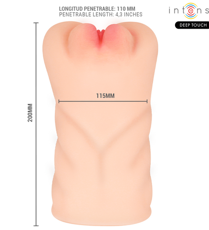 INTENSE DEEP TOUCH - KRISTA MASTURBATEUR VAGINAL AVEC SUCCION, VIBRATION ET EFFET VOCAL 1,2 KG by INTENSE BODIES & MASTURBATORS