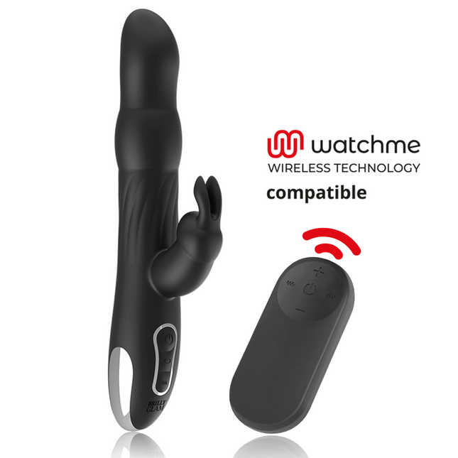 BRILLY GLAM - MOEBIUS VIBROMASSEUR RABBIT ET ROTATIF + TÉLÉCOMMANDE WATCHME by BRILLY GLAM