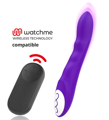 GALATEA - DANTE VIBROMASSEUR VIOLET + TÉLÉCOMMANDE WATCHME by GALATEA
