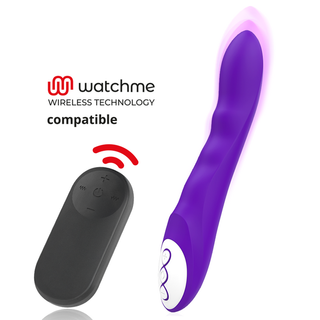GALATEA - DANTE VIBROMASSEUR VIOLET + TÉLÉCOMMANDE WATCHME by GALATEA