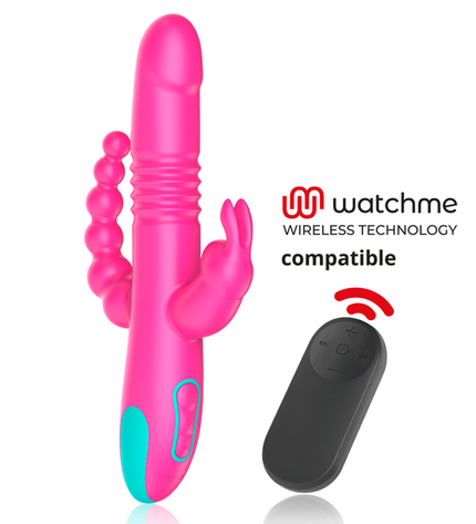 HAPPY LOKY - DONALD TRIPLE STIMULATION : ANALE, POINT G ET CLITORIS + TÉLÉCOMMANDE WATCHME by HAPPY LOKY