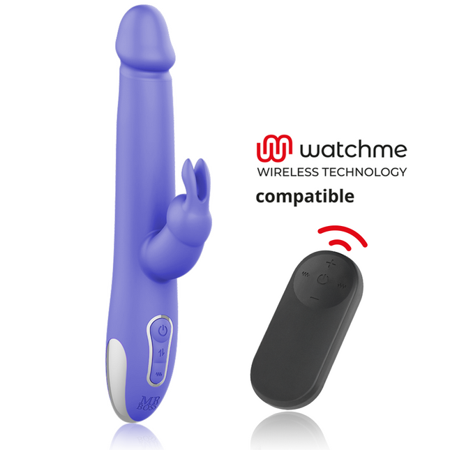 MR BOSS - ARTURO VIBROMASSEUR ET ROTATIF + TÉLÉCOMMANDE WATCHME by MR. BOSS
