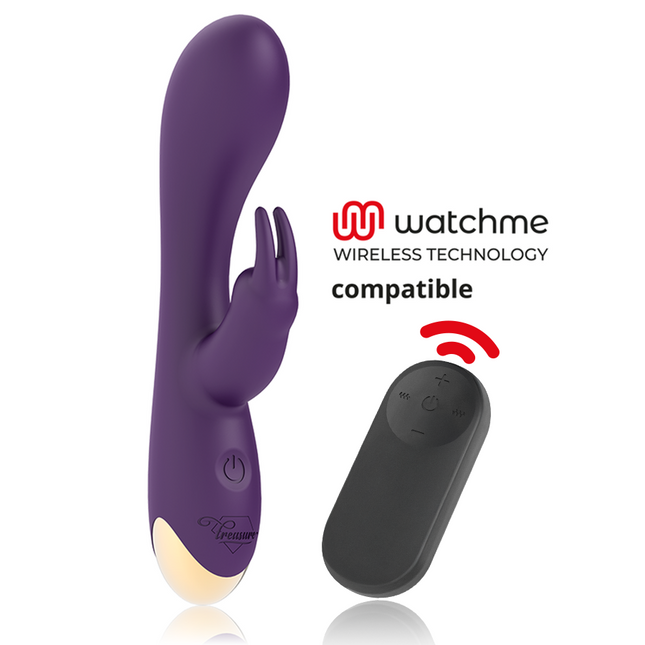 TREASURE - LAURENCE VIBROMASSEUR RABBIT + TÉLÉCOMMANDE WATCHME by TREASURE
