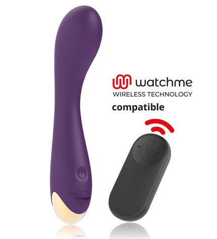 TREASURE - HANSEL VIBROMASSEUR POINT G + TÉLÉCOMMANDE WATCHME by TREASURE