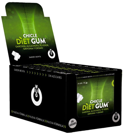 WUG DIET - COUPE-FAIM ET CONTRÔLE DES ENVIES 1 X 8 UNITÉS by WUG GUM