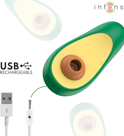 INTENSE - WAKI STIMULATEUR DE SUCCION CLITORIALE AVOCADO by INTENSE FUN TOYS