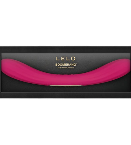 LELO - BOOMERANG VIBRATEUR À DOUBLE EXTRÉMITÉ CERISE by LELO