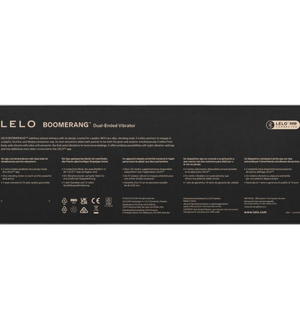LELO - BOOMERANG VIBRATEUR À DOUBLE EXTRÉMITÉ CERISE by LELO