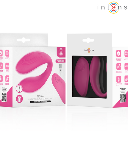 INTENSE - NORA STIMULATEUR À PINCE VIBRANTE ROSE by INTENSE REMOTE CONTROL