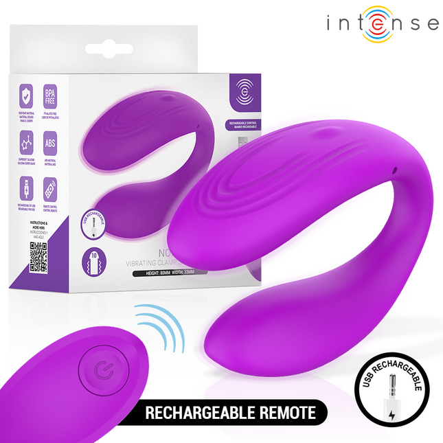 INTENSE - NORA STIMULATEUR À PINCE VIBRANTE VIOLET by INTENSE REMOTE CONTROL