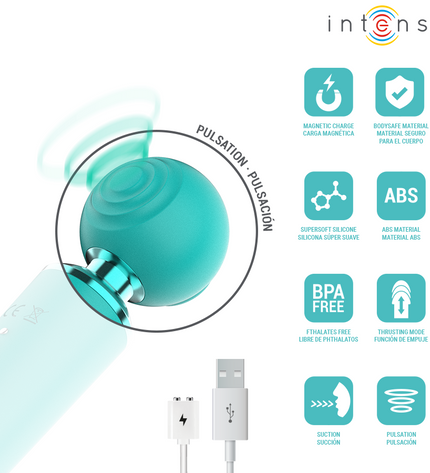 INTENSE - HAMBY STIMULATEUR MULTIFONCTIONNEL À SUCCION ET VIBRATION by INTENSE HIGH TECH