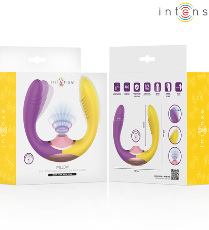 INTENSE - WILLOW STIMULATEUR À SUCCION ET VIBRATION 3 EN 1 by INTENSE HIGH TECH
