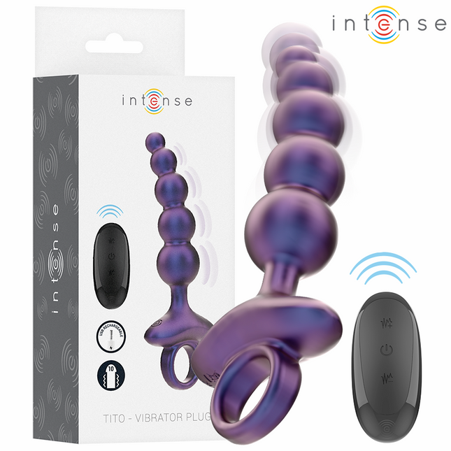 INTENSE - TITO PLUG ANAL VIBRANT MODÈLE 3 TÉLÉCOMMANDE by INTENSE ANAL TOYS