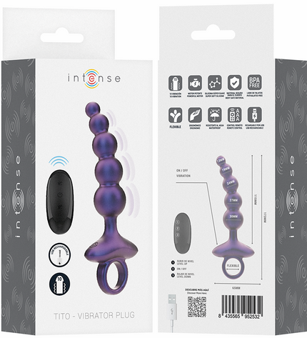 INTENSE - TITO PLUG ANAL VIBRANT MODÈLE 3 TÉLÉCOMMANDE by INTENSE ANAL TOYS