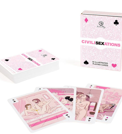 SECRET PLAY - JEU DE CARTES POUR COUPLES "CIVILISEXATIONS" by SECRETPLAY 100% GAMES