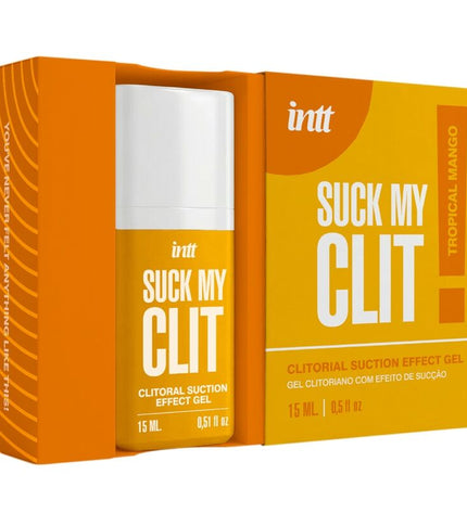 INTT - SUCK MY CLIT GEL EFFET SUCCION PARFUM MANGUE TROPICALE, 15 ML by INTT FOR HER