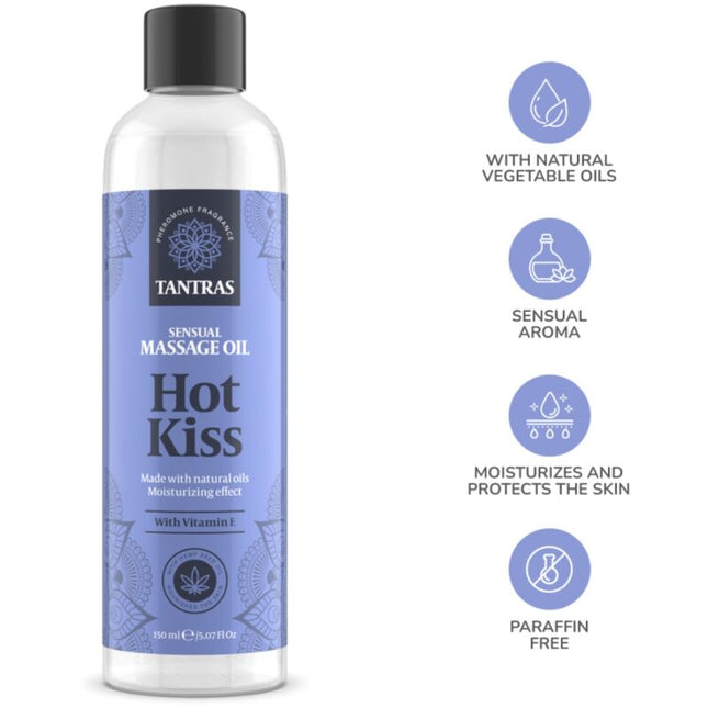 INTIMATELINE - HUILE D'AMOUR TANTRAS HOT KISS MASSAGE 150 ML by INTIMATELINE INTIMATELINE