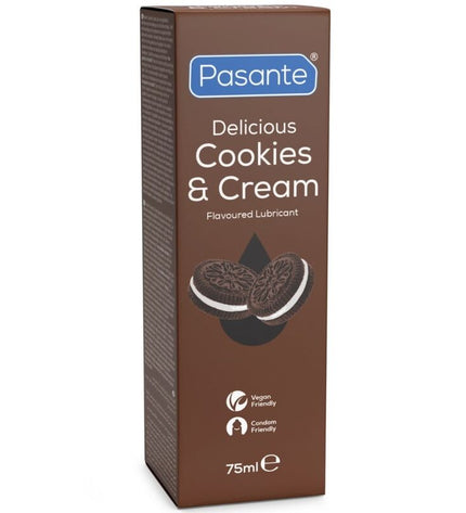 PASANTE - LUBRIFIANT À BASE D'EAU, GOÛT COOKIES & CRÈME 75 ML by PASANTE
