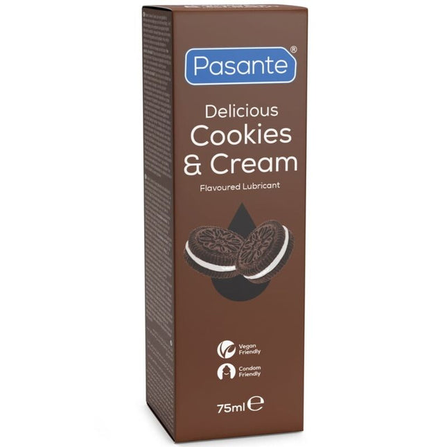 PASANTE - LUBRIFIANT À BASE D'EAU, GOÛT COOKIES & CRÈME 75 ML by PASANTE