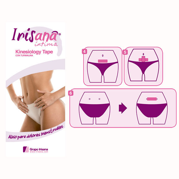 IRISANA - RUBAN AUTO-ADHÉSIF POUR DOULEURS MENSTRUELLES - Concombre Boutique