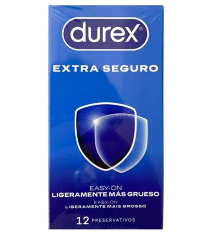 DUREX - EXTRA SÉGURO 12 UNITÉS - Concombre Boutique