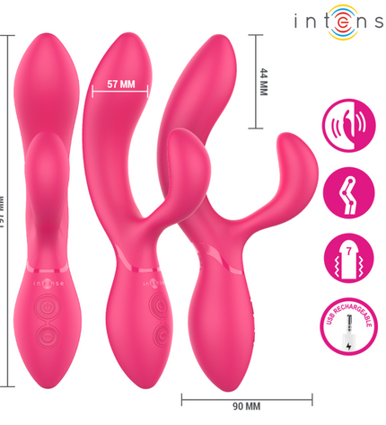 STIMULATEUR VIBRANT ARTICULÉ INTENSE - CHARLY by INTENSE HIGH TECH