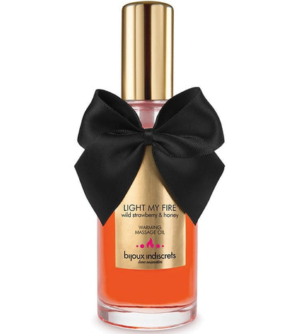 BIJOUX - HUILE DE MASSAGE EFFET CHALEUR ARÔME FRAISE by BIJOUX LOVE COSMETIQUES