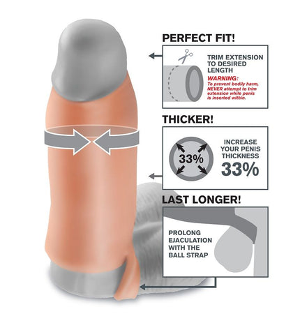 FANTASY X- TENSIONS - REAL FEEL ENHANCER XL - Concombre Boutique