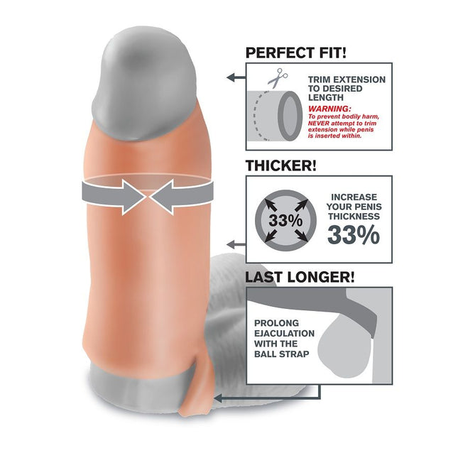 FANTASY X- TENSIONS - REAL FEEL ENHANCER XL - Concombre Boutique