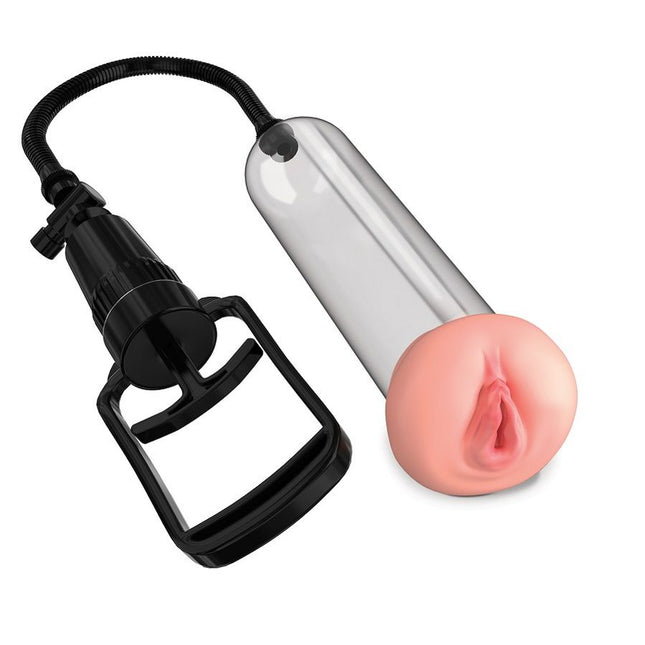 PUMP WORX BOMBA DE ERECCION CON VAGINA PARA PRINCIPIANTES - Concombre Boutique