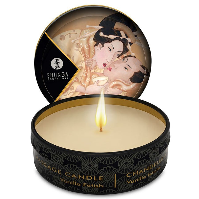 SHUNGA - MINI CARESSE À LA BOUGIE PRÉSENTOIR BOUGIES DE MASSAGE 24 UNITÉS by SHUNGA CANDLES