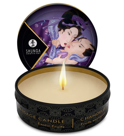 SHUNGA - MINI CARESSE À LA BOUGIE PRÉSENTOIR BOUGIES DE MASSAGE 24 UNITÉS by SHUNGA CANDLES