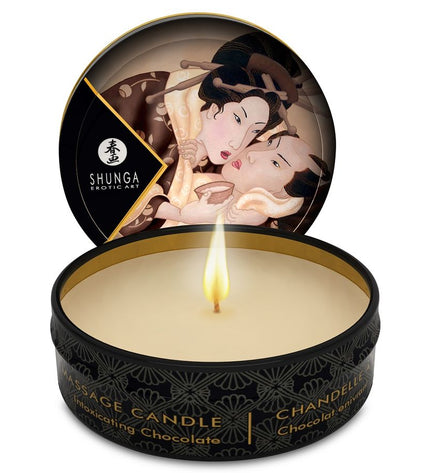 SHUNGA - MINI CARESSE À LA BOUGIE PRÉSENTOIR BOUGIES DE MASSAGE 24 UNITÉS by SHUNGA CANDLES