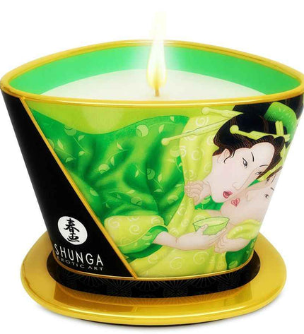 SHUNGA - MINI CARESSE À LA BOUGIE DE MASSAGE T VERT 170 ML