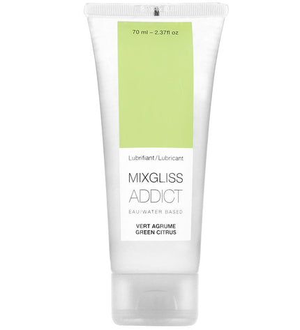 MIXGLISS - LUBRIFIANT BASE D'EAU SAVEUR AGRUMES 70 ML - Concombre Boutique