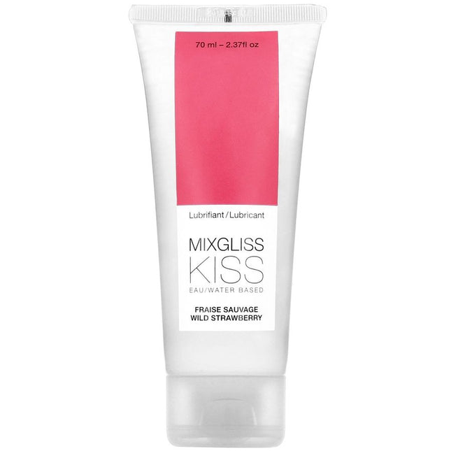 MIXGLISS - LUBRIFIANT BASE D'EAU SAVEUR FRAISE 70 ML - Concombre Boutique