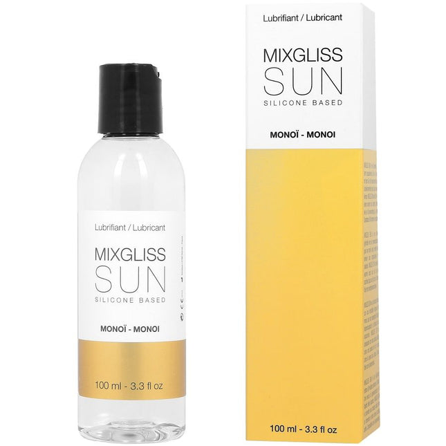 MIXGLISS - LUBRIFIANT À BASE DE SILICONE AROMA MONOI 100ML - Concombre Boutique