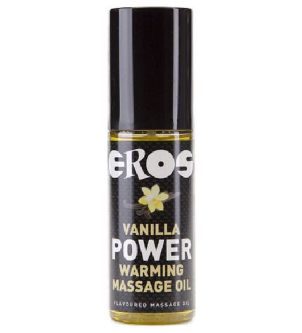 HUILE DE MASSAGE EROS POWER LINE - POWER WARMING 100 ML - Concombre Boutique