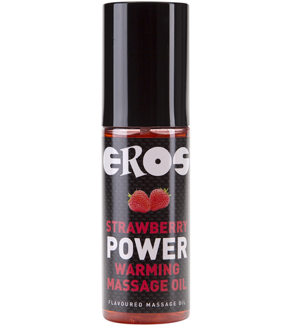 HUILE DE MASSAGE EROS STRAWBERRY POWER - Concombre Boutique