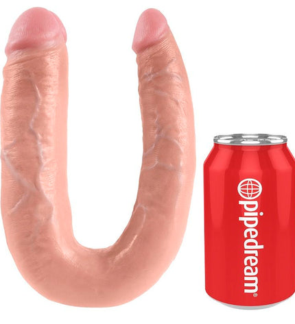 KING COCK - GODE DOUBLE PÉNÉTRATION 17.8 CM NATUREL - Concombre Boutique