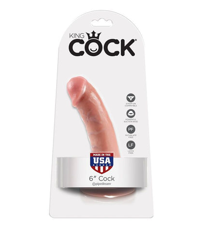 KING COCK - 6 CHAIR DE GODE 15.2 CM - Concombre Boutique
