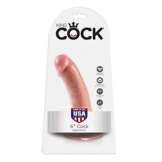 KING COCK - 6 CHAIR DE GODE 15.2 CM - Concombre Boutique