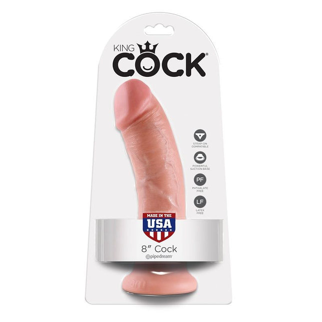 KING COCK - 8 CHAIR DE GODE 20.3 CM - Concombre Boutique