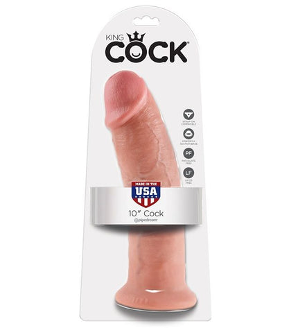 KING COCK - 10 CHAIR DE GODE 25.4 CM - Concombre Boutique