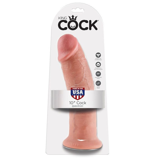 KING COCK - 10 CHAIR DE GODE 25.4 CM - Concombre Boutique